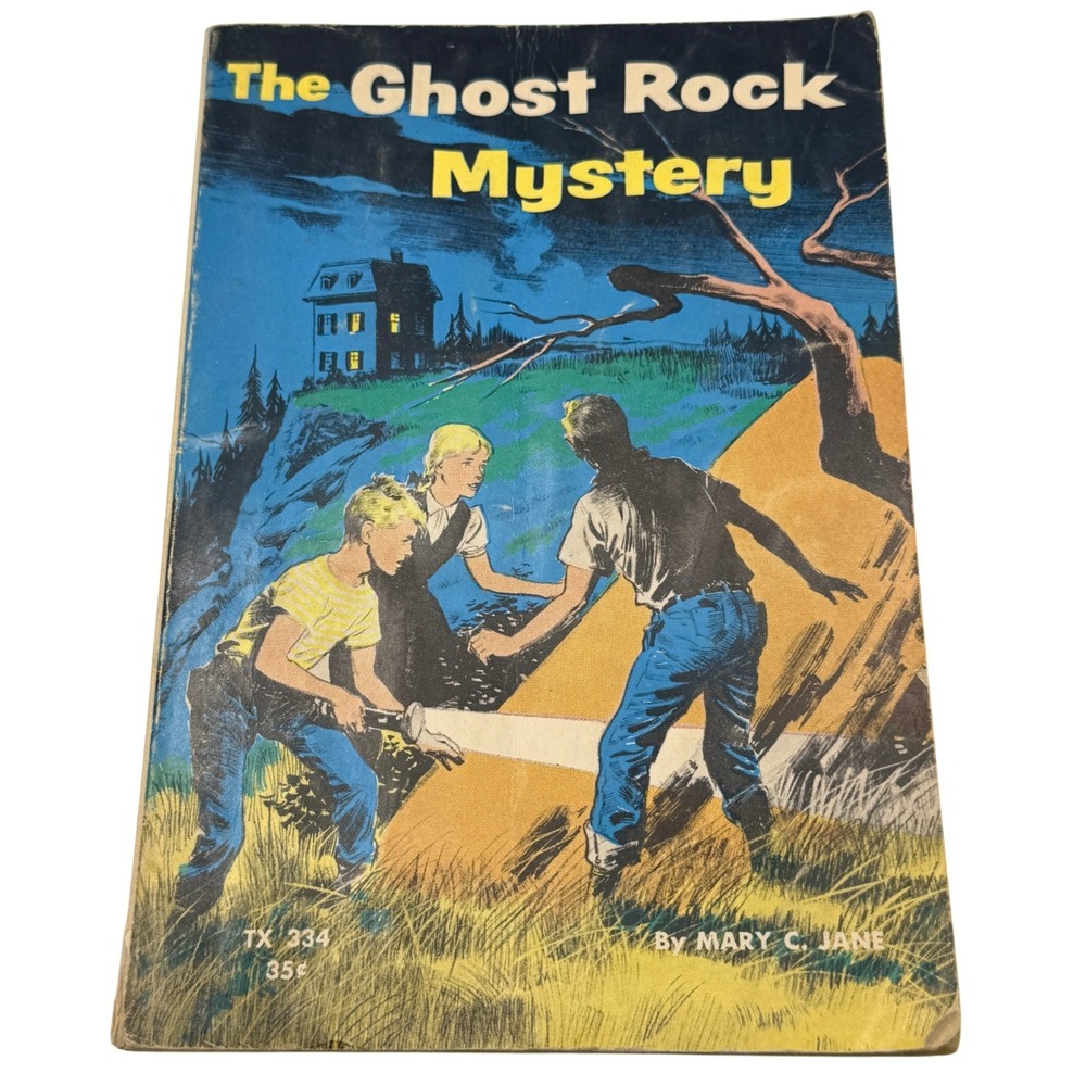 Scholastic The Ghost Rock Mystery Mary C Jane Paperback Vintage 1962 First Print